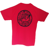 エイジレス ご当地マンホールTシャツ カープ×広島市 レッド(XL) レッド ﾃｲ-ｼﾔﾂｶ-ﾌﾟﾚﾂﾄﾞXL