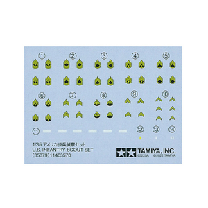 タミヤ 1/35 アメリカ歩兵偵察セット 1/35 ミリタリーミニチュアシリーズ No.379 T35379ｱﾒﾘｶﾎﾍｲﾃｲｻﾂｾﾂﾄ-イメージ7