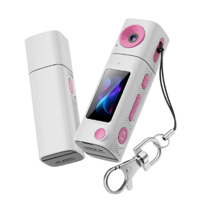 Hi-High ミニカメラ SNAPICKS(スナピックス) WHITE×PINK HH-2408-イメージ1