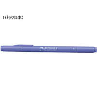 トンボ鉛筆 プレイカラー2 ふじいろ 5本 F041955-WS-TP21