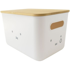 オカトー miffy バンブーフタ付き収納ケース M FCD438G-イメージ1