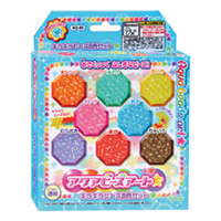 エポック社 アクアビーズアート☆キラキラビーズ8色セット AQ80ｱｸｱﾋﾞ-ｽﾞｷﾗｷﾗﾋﾞ-ｽﾞ8ｼﾖｸ