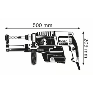 ＢＯＳＣＨ 吸じんハンマードリル 軽量3.1kg マイクロフィルターシステム FC76037-GBH2-23REA-イメージ2