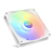 NZXT 140mm RGB LEDファン 2個パック+RGBコントローラ ホワイト RF-C14DF-W1-イメージ3