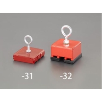エスコ 超強力マグネット アイボルト付 50×50mm FCY6705-EA781GC-31