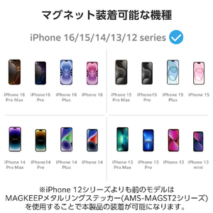 エレコム MAGKEEP マグネットパッド グレー AMS-MAGPDGY-イメージ4