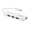 BUFFALO USB3．1(Gen1) TypeC 4ポート バスパワーハブ ホワイト BSH4U120C1WH