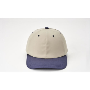 クミカ工業 織ヘルメット キャップタイプ ベージュ×ネイビー FCK015B-イメージ3