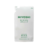 ミヨシ石鹸 無添加 ボディソープ 白いせっけん 詰替用 350mL F029439