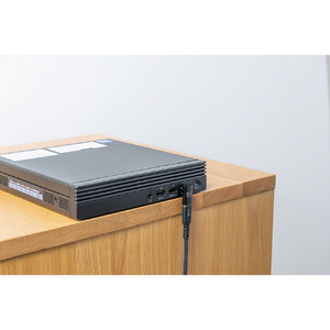 ナカバヤシ Type-C方向変換アダプタ 垂直 ブラック USA-L01BK-イメージ2