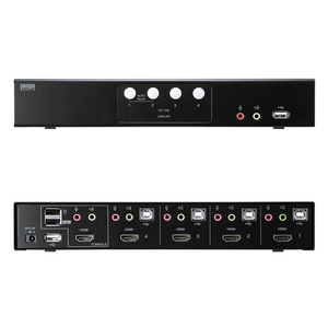 サンワサプライ HDMI対応パソコン自動切替器(4：1) SW-KVM4HHC-イメージ2