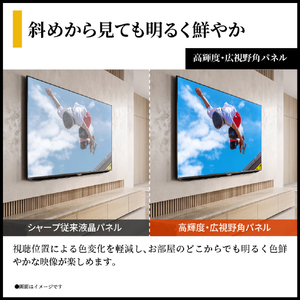 シャープ 65V型 4K Mini LED 液晶テレビ AQUOS 4T-65X5A-イメージ4