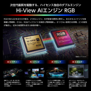 ハイセンス 100V型4Kチューナー内蔵4K対応液晶テレビ UXSシリーズ RGB 100UXS-イメージ8