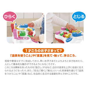 バンダイ アンパンマン ～脳を育む～ 5ステップで指先知育♪ひらいてぴょこん 5ｽﾃﾂﾌﾟﾋﾗｲﾃﾋﾟﾖｺﾝ-イメージ7