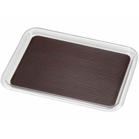 曙産業 クリアマジックトレー角 特大 ブラウン FC63538