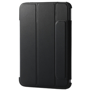 エレコム iPad mini(A17 Pro)用フラップケース 薄型軽量 カラーエッジ 背面クリア ブラック TB-A25SWVFCBK-イメージ1