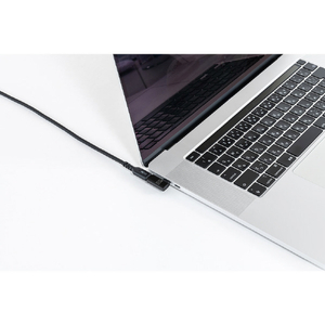 ナカバヤシ Type-C方向変換アダプタ フラット ブラック USA-L02BK-イメージ2