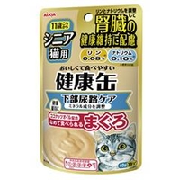 アイシア シニア猫用 健康缶パウチ 下部尿路ケア 40g ｹﾝｺｳｶﾝPｶﾌﾞﾆﾖｳﾛ40G
