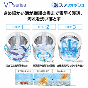 AQUA 9．0kgインバーター全自動洗濯機 e angle select VPシリーズ ホワイト AQW-VP9E5(W)-イメージ13