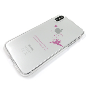 Dparks iPhone XS/X用ソフトクリアケース キューピッド DS10382I8-イメージ4