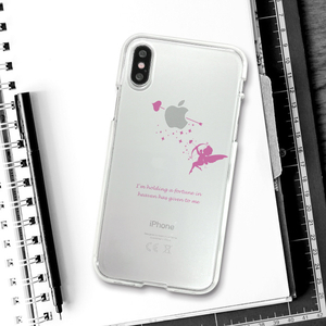 Dparks iPhone XS/X用ソフトクリアケース キューピッド DS10382I8-イメージ6