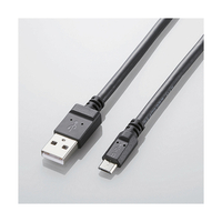 エレコム 2A対応microUSBケーブル(0．8m) ブラック MPA-AMB2U08BK