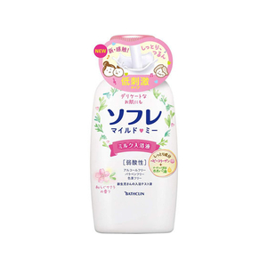 【単品11個セット】ソフレ マイルド・ミー ミルク入浴液 和らぐサクラの香り 720mL バスクリン(代引不可)【送料無料】 バスクリン FC20548 ソフレ マイルドミーミルク サクラボトル 720mL