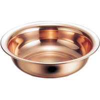 新光金属 純銅 洗面器 32cm S-9350 4.1L FC537LS-6309600