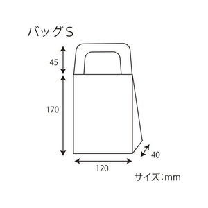 クラフトギフトBOX バッグS 10枚 FC414SF-006897924-イメージ5