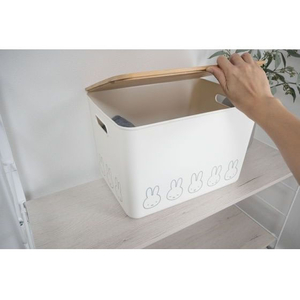 オカトー miffy バンブーフタ付き収納ケース LL FCD440G-イメージ3