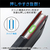 エレコム iPhone SE(第3世代)/SE(第2世代)/8/7用レザーケース 手帳型 UltraSlim 薄型 磁石付き クリアケース ブラック PM-A22SPLFUBK-イメージ4