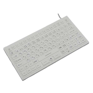ビット・トレード・ワン 防水防塵キーボード ホワイト BTKB91WPWH-イメージ1