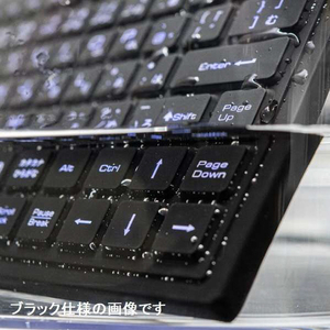ビット・トレード・ワン 防水防塵キーボード ホワイト BTKB91WPWH-イメージ6