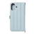 NATURAL　design iPhone17用 手帳型ケース FLUFFY ペールブルー IP25-61-FFY03-イメージ2