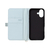 NATURAL　design iPhone17用 手帳型ケース FLUFFY ペールブルー IP25-61-FFY03-イメージ3