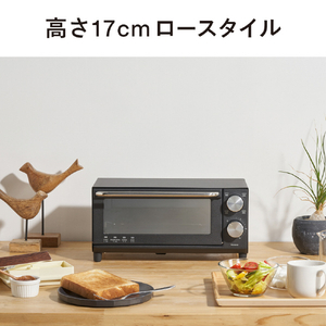 ツインバード オーブントースター ブラック TS-D038B-イメージ5