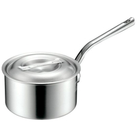 MTI/プロガスト アルミ深型片手鍋 21cm (目盛付) 210mm120mm4.0L0.5L FCK7544-043354021