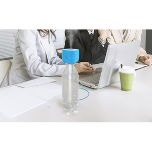 トップランド ペットボトル加湿器 キューブ (BL)ブルー SHCB25-BL-イメージ3