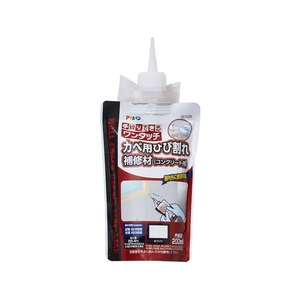 アサヒペン ワンタッチ カベ用ひび割れ補修材 200ML W109ホワイト FC690VL-5642672-イメージ1