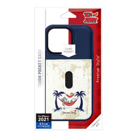 PGA iPhone 13 Pro用タフポケットケース トムとジェリー/ネイビー PG-WPT21N01TAJ