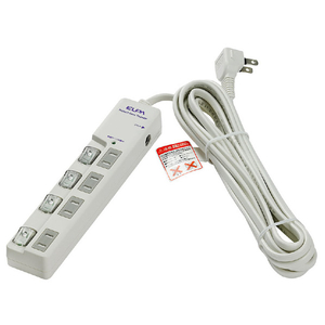 エルパ 耐雷スイッチ付タップブレーカー付(4個口・5m) e angle select WLS-LU450MBE2 エルパ 耐雷スイッチ付タップブレーカー付(4個口・5m) e angle select WLS-LU450MBE2