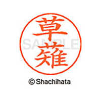シヤチハタ ネームペン用ネーム シルバー 既製 草薙 FC46722-X-GPS-0951