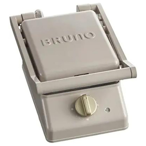 BRUNO グリルサンドメーカー シングル グレージュ BOE083-GRG-イメージ1