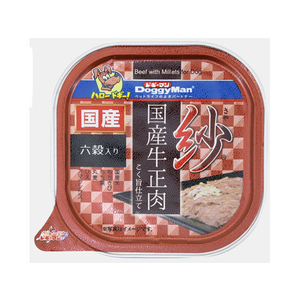 ドギーマン 紗 国産牛正肉 六穀入り 100g FC05892-イメージ1