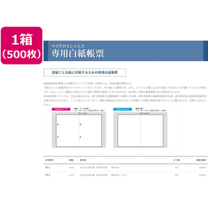 日本法令 給与支払報告書源泉徴収票専用白紙 FCE026S-TP-2-イメージ1