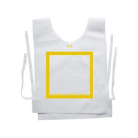 ナカネ 防災備蓄ベスト 避難所用 フリー イエロー 100枚 FCG993K