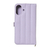 NATURAL　design iPhone17用 手帳型ケース FLUFFY ライラック IP25-61-FFY04-イメージ2