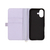 NATURAL　design iPhone17用 手帳型ケース FLUFFY ライラック IP25-61-FFY04-イメージ3