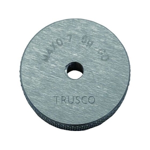 トラスコ中山 TRUSCO ねじ用リングゲージ 通り 6g M4×0.7 M40.7リングゲージ 通り FC806JW-2077257-イメージ1