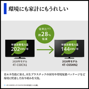 シャープ 65V型 4K液晶テレビ AQUOS 4T-C65HN2-イメージ17